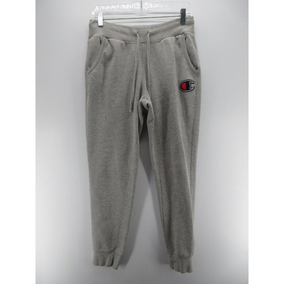 Champion Pants Small Sweatpants Joggers Drawstring Preppy Knit Logo * - Picture 1 of 11